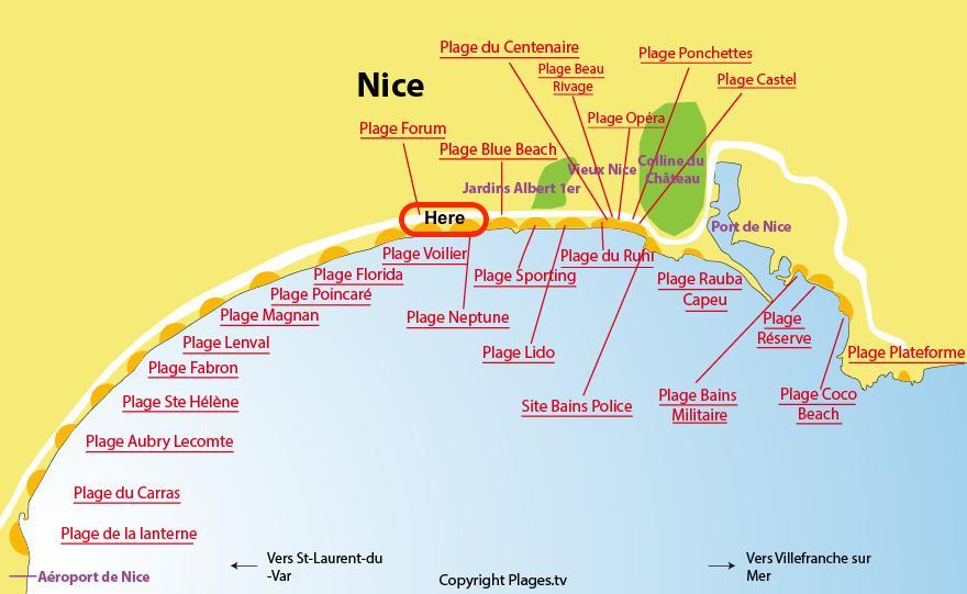 Nice Beach - Promenade Des Anglais Buitenkant foto